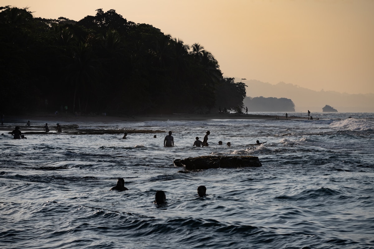 Sunset Over the Ocean